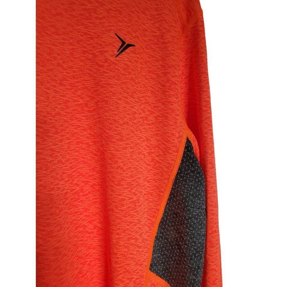 *3/$15* Old‎ Navy Active Long Sleeve Athletic Tee Go Dry Orange M - Picture 3 of 5